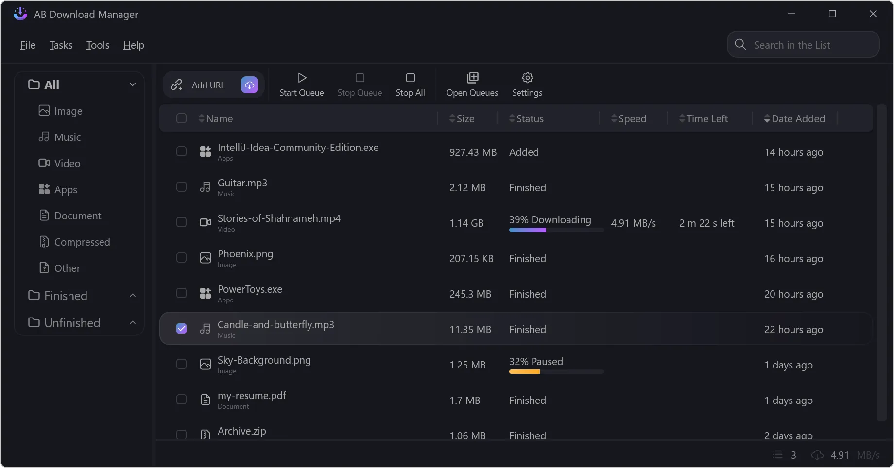 AB Download Manager