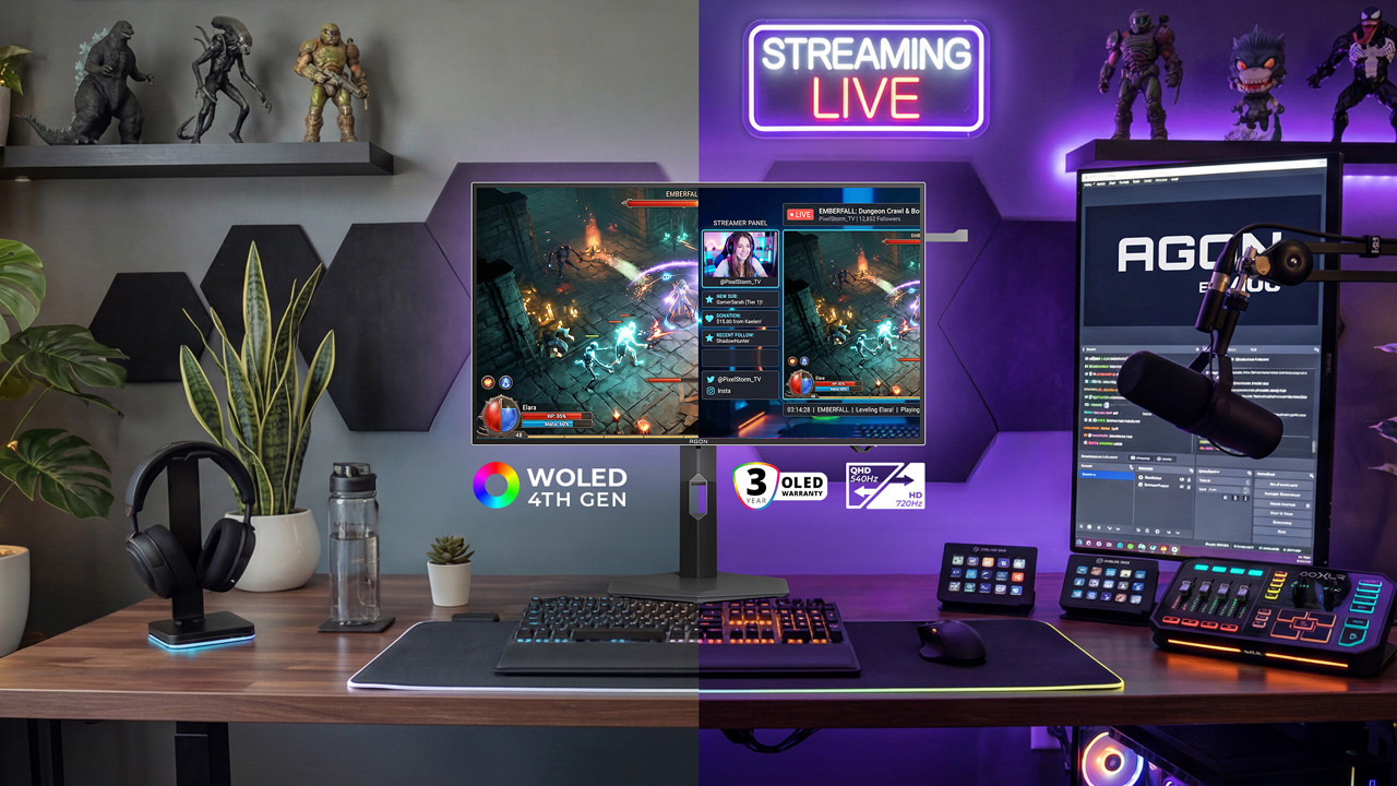 720 Hz ve Tandem WOLED Gücü: AGON PRO AGP277QKDC Tanıtıldı