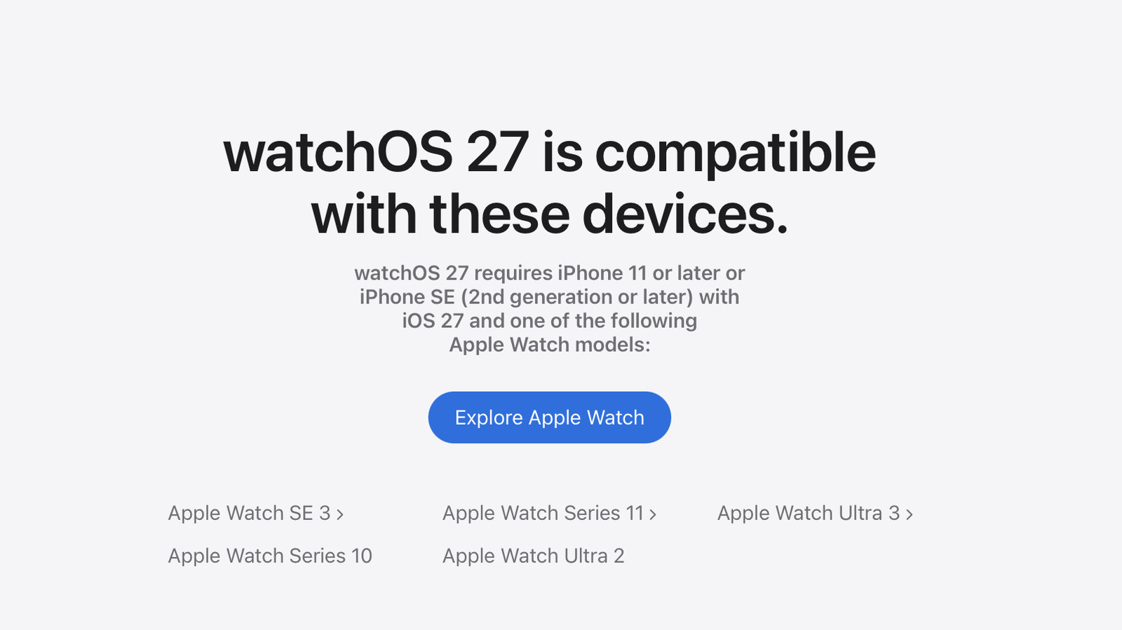 Apple Watch Kullanıcılarına Şok: watchOS 27 Hangi Modelleri Destekliyor?