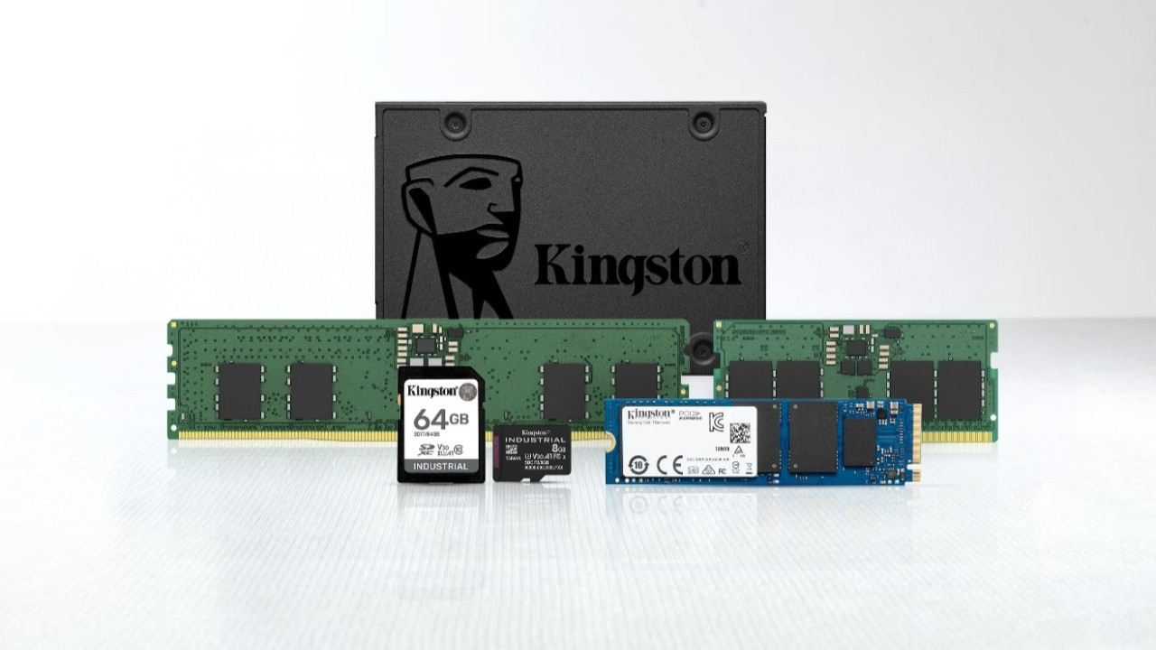Kingston'dan Endüstriyel Sektöre Yeni Nesil Bellek ve SSD Çözümleri
