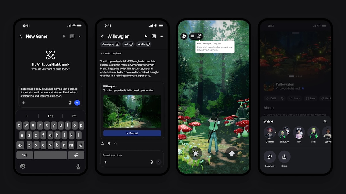 Roblox Mobil Cihazlara Yapay Zeka Destekli Oyun Geliştirme Özelliği Getiriyor