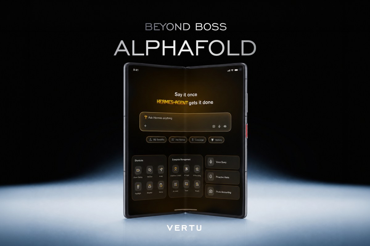 Vertu Alphafold: 6.880 Dolarlık 'Yönetici' Katlanabilir Telefonuyla Yapay Zekayı Lüksle Birleştiriyor