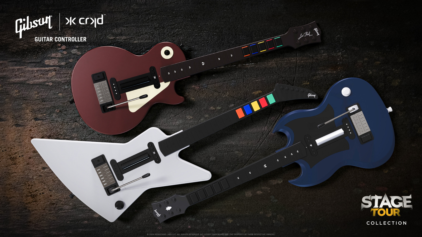Ritim Oyunları Geri Dönüyor: Stage Tour İçin Özel 3 Yeni Gibson Gitar Kontrolcüsü