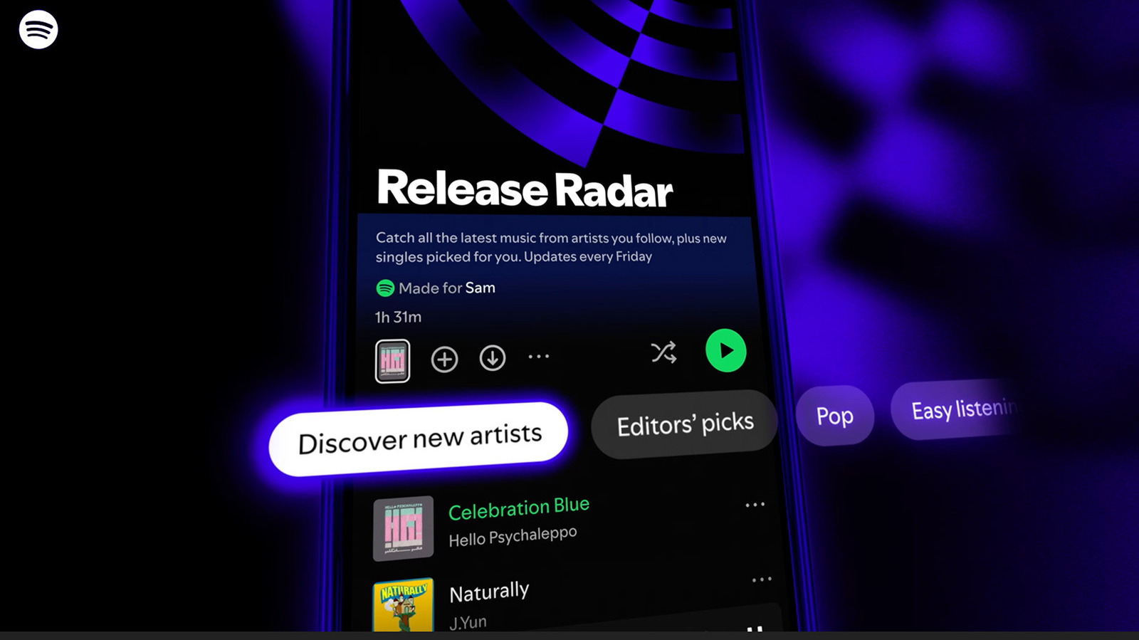 Spotify Release Radar Artık Çok Daha Kişisel: Müzik Deneyiminizi Yönetin
