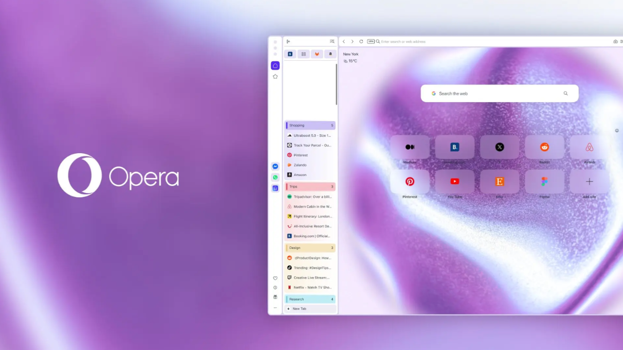 Opera One Güncellendi: Dikey Sekme Deneyimiyle Tanışın