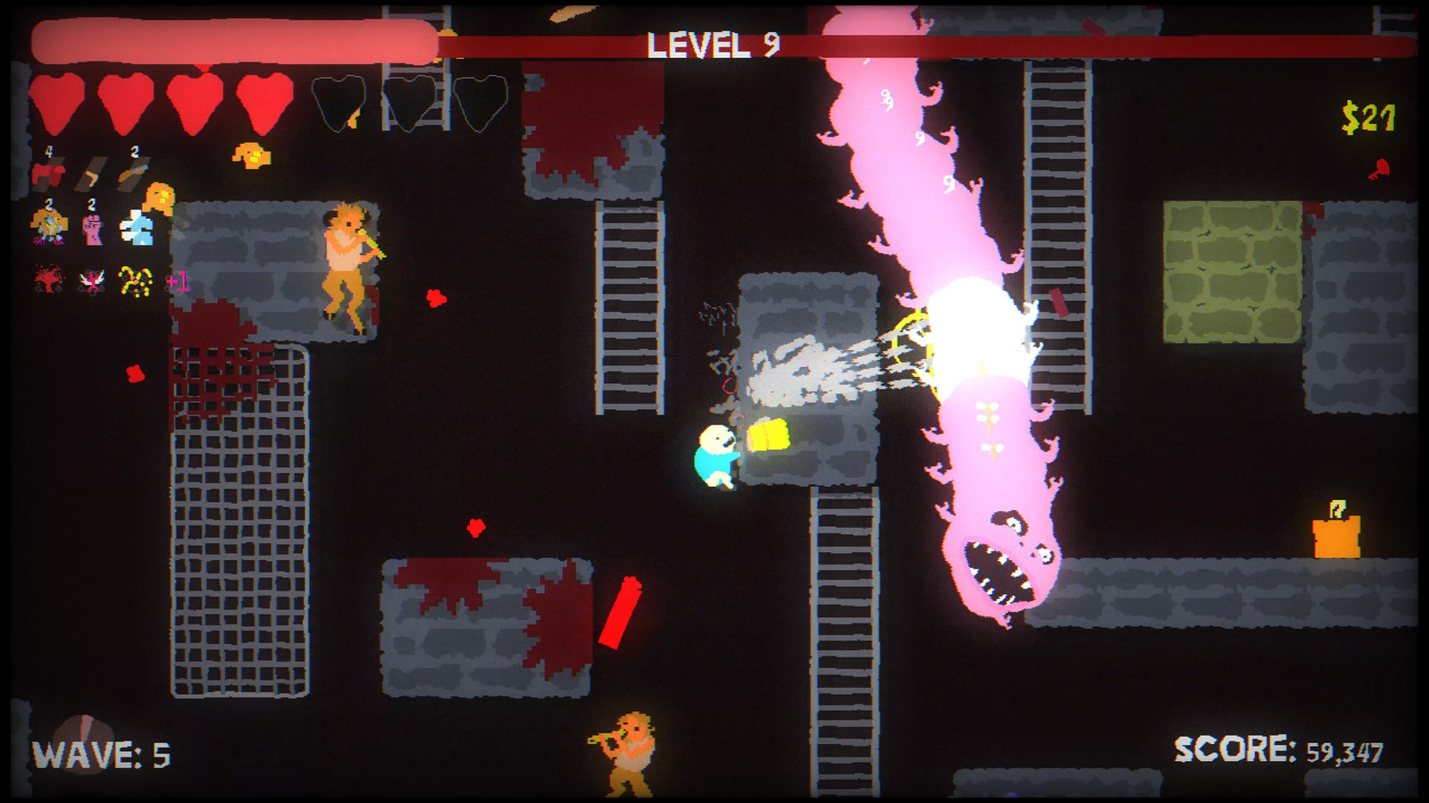 Vampire Survivors ve Spelunky'nin Çılgın Kardeşi: Blood Dungeon Geliyor!