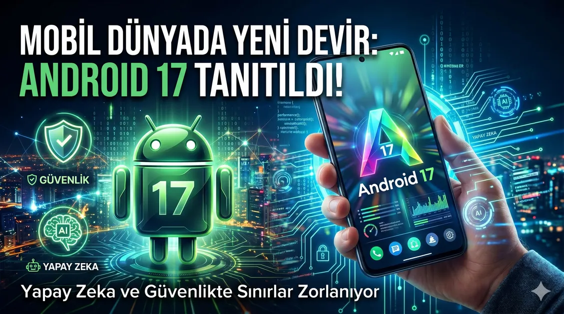 Mobil Dünyada Yeni Devir: Android 17 Tanıtıldı! Yapay Zeka ve Güvenlikte Sınırlar Zorlanıyor