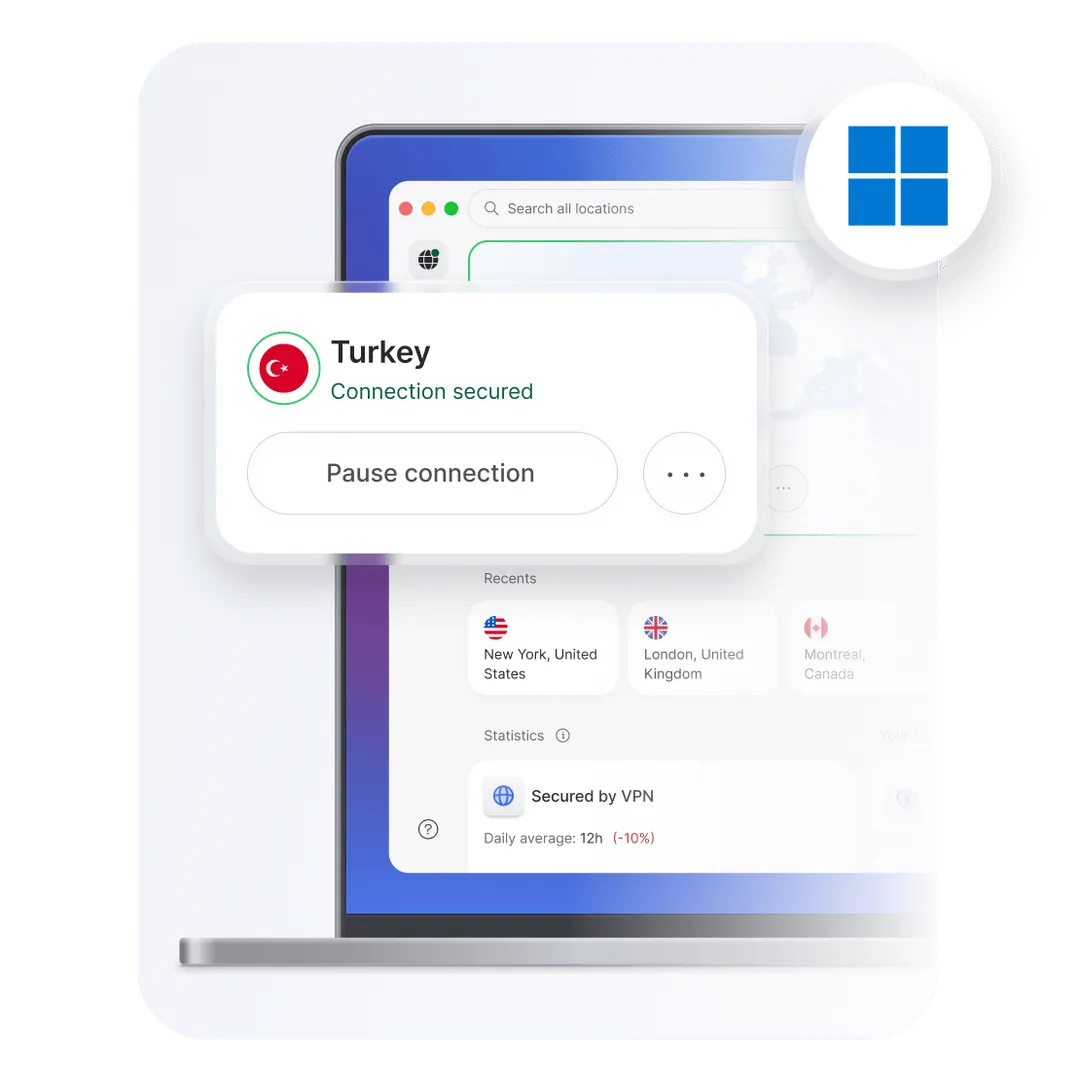 NordVPN Programı Ekran Görüntüsü