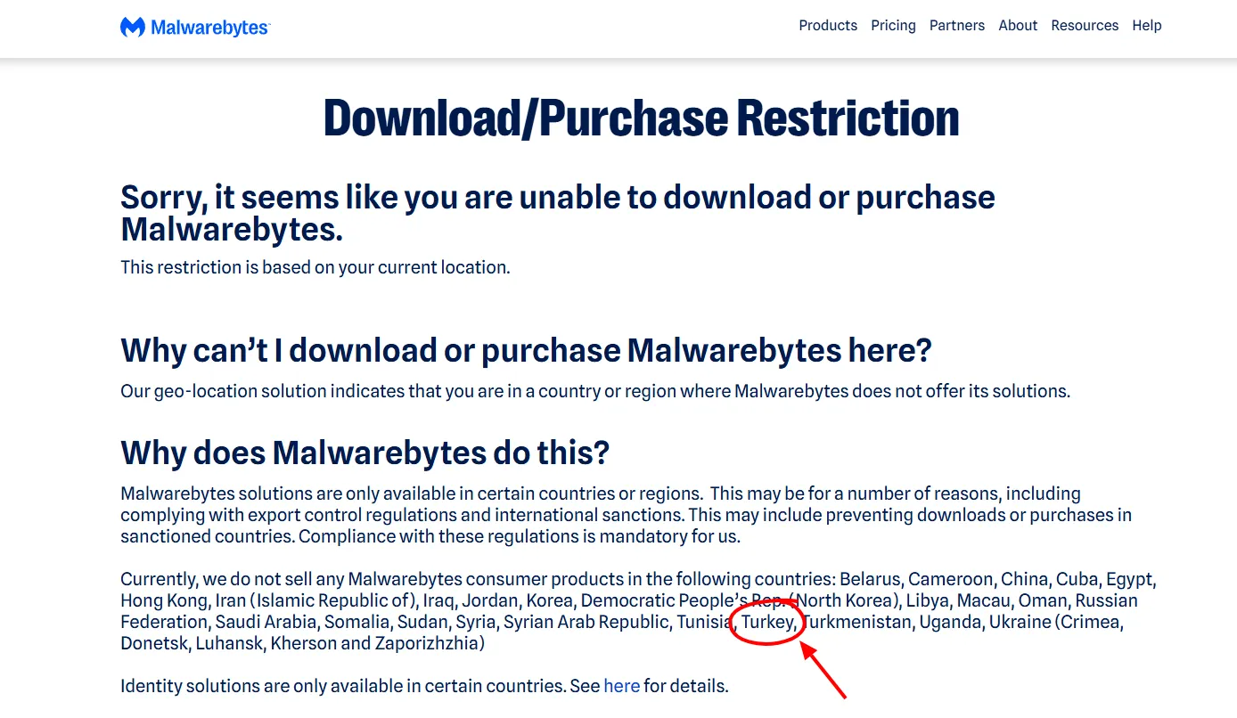 Siber Güvenlik Devinden Şok Ambargo: Malwarebytes Türkiye'deki Kullanıcılara Kapılarını Kapattı!