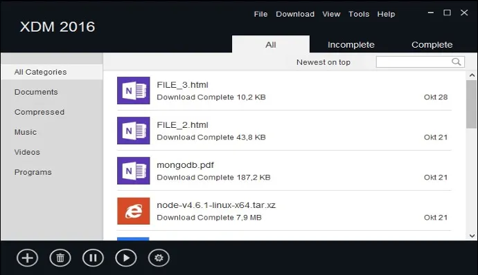 Xtreme Download Manager Programı Ekran Görüntüsü